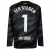 Original Fußballtrikot FC Barcelona Ter Stegen 1 Auswärtstrikot Torwart 2023-24 Langarm Für Herren